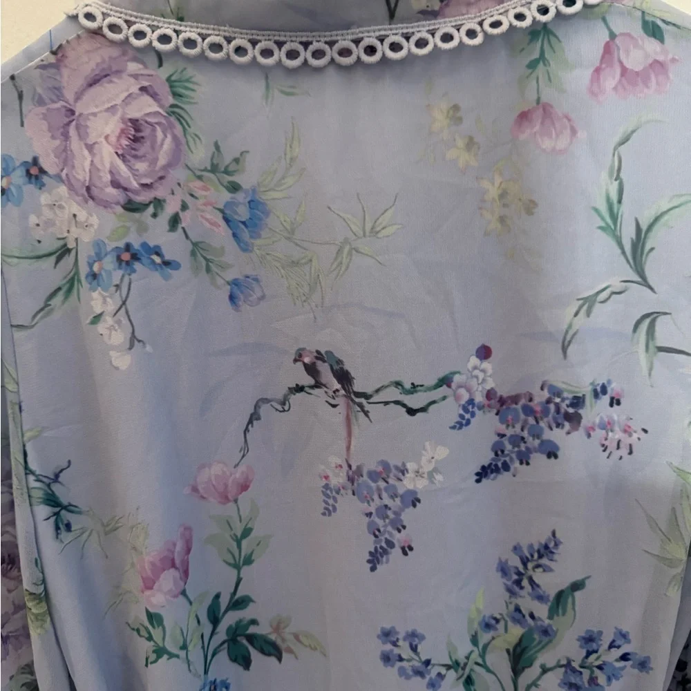 Lipsy Blue Floral Dress
